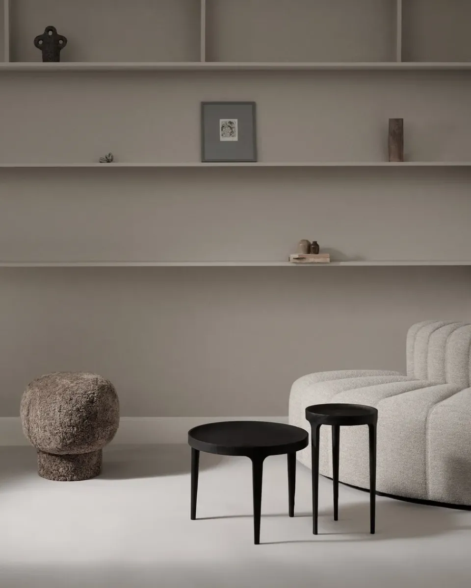 NORR11 Side Tables*Ghost side table tall, Black