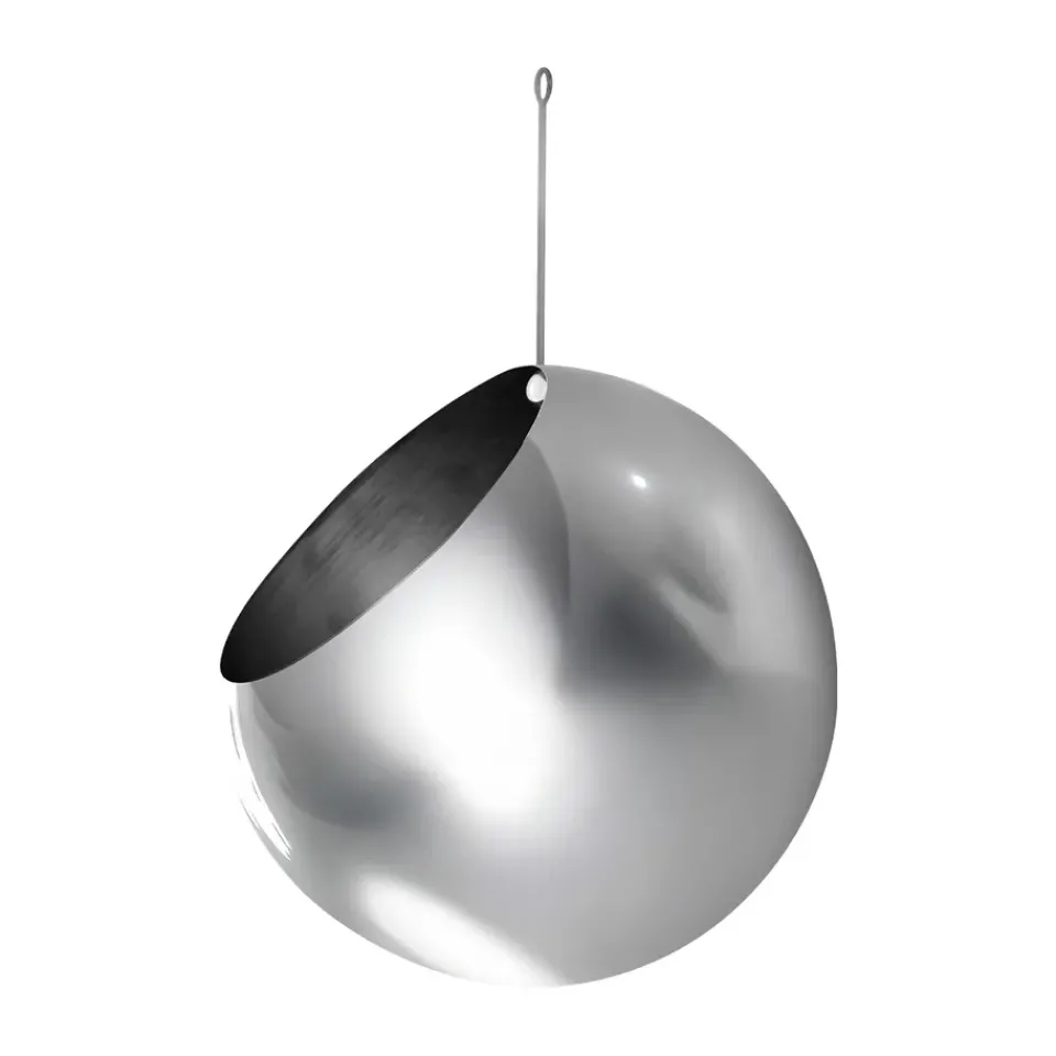 AYTM Garden Details & Accessories*GLOBE hanging pot Ø21 cm h32 cm, Silver Silver-coloured