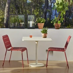 Cane-line Balcony Furniture|Table For Outdoor Use*Go coffee table Ø80 cm, Light -lava Grey