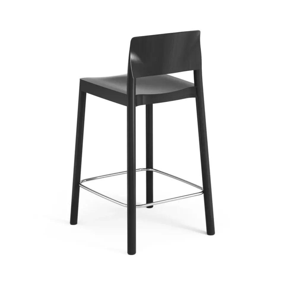 Swedese Bar Stools*Grace bar stool 63 cm, Ash glazed Black