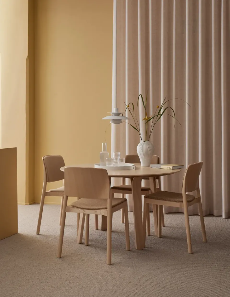 Swedese Chairs*Grace chair, Ash laquered Beige