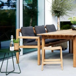 Cane-line Garden Sofas & Garden Benches*Grace 3-seater bench, Dark , teak Grey