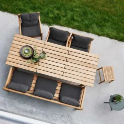 Cane-line Garden Sofas & Garden Benches*Grace 3-seater bench, Teak Brown