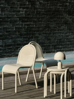 Tom Dixon Seating|Balcony Furniture*Groove chair, Putty Beige
