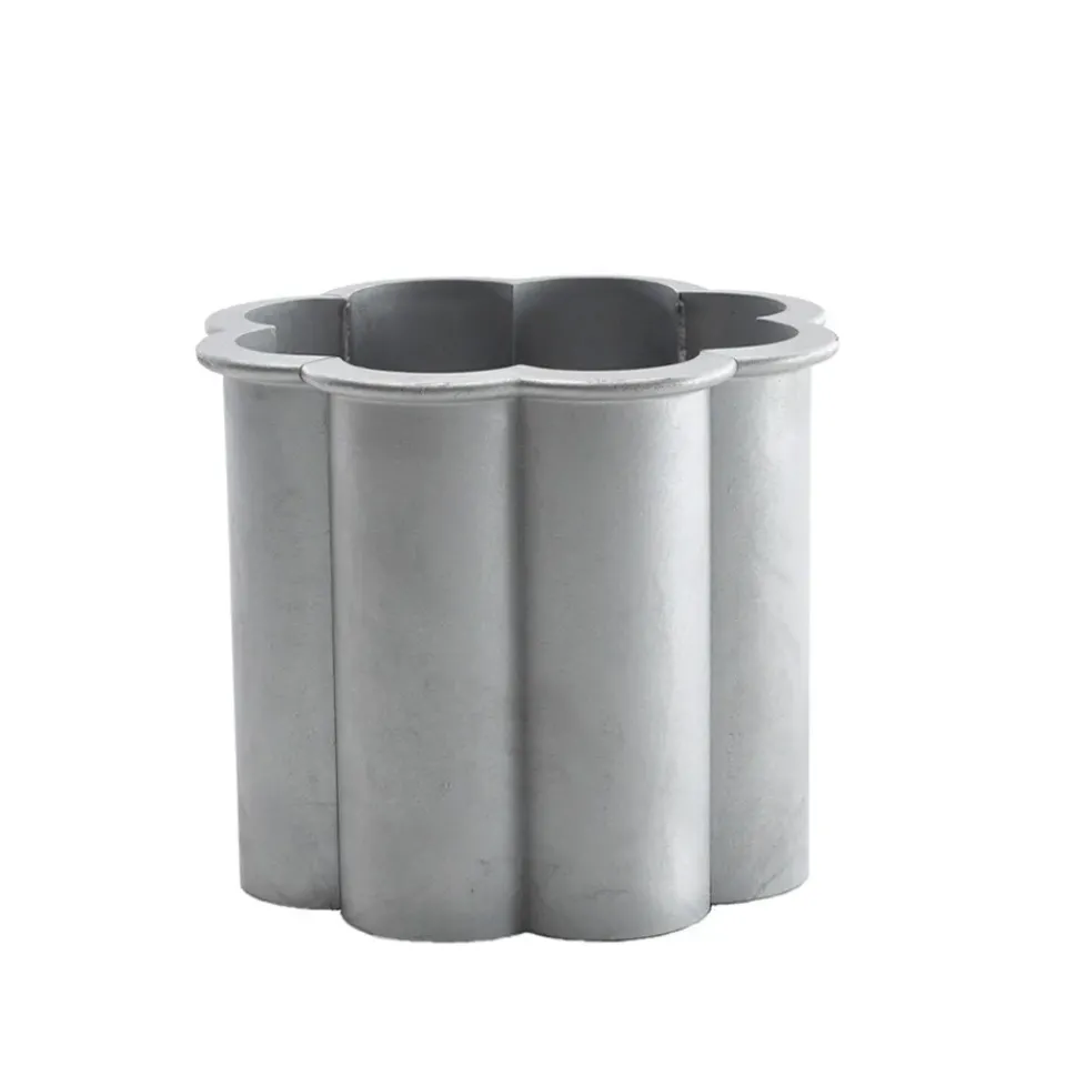 Byarums bruk Garden Details & Accessories*Gråsippa plant pot, Aluminum sand-casted, no. 2 Ø41 cm Silver-coloured