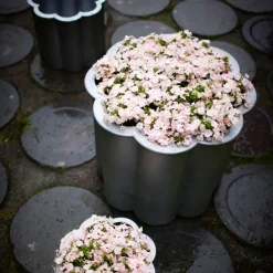 Byarums bruk Garden Details & Accessories*Gråsippa plant pot, Aluminum sand-casted, no. 1 Ø33 cm Silver-coloured