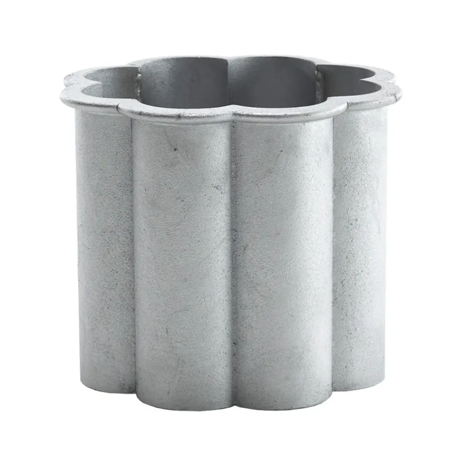 Byarums bruk Garden Details & Accessories*Gråsippa plant pot, Aluminum sand-casted, no. 3 Ø62 cm Silver-coloured