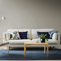 1898 Sofas*Haga 3-seater sofa, Sevilla Cognac 4003-light oak Brown