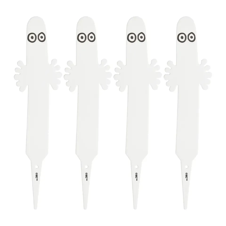 Muurla Garden Details & Accessories*Hattifattener plant label 4-pack, White