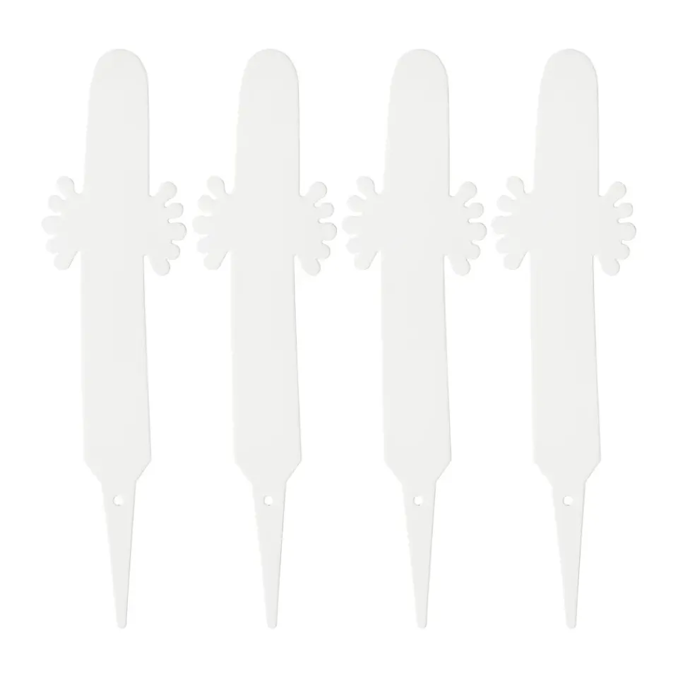 Muurla Garden Details & Accessories*Hattifattener plant label 4-pack, White