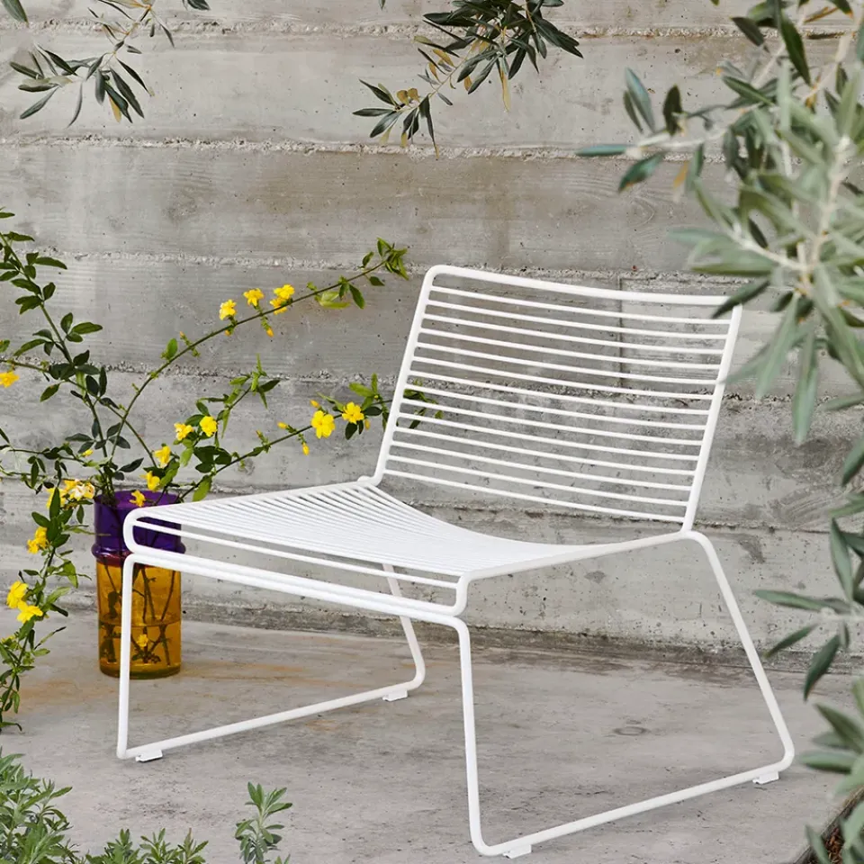 HAY Outdoor Lounge Furniture*Hee lounge chair, Rust Red