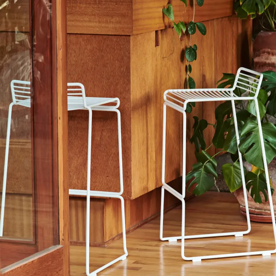 HAY Bar Stools*Hee Low barstool, Fall Green