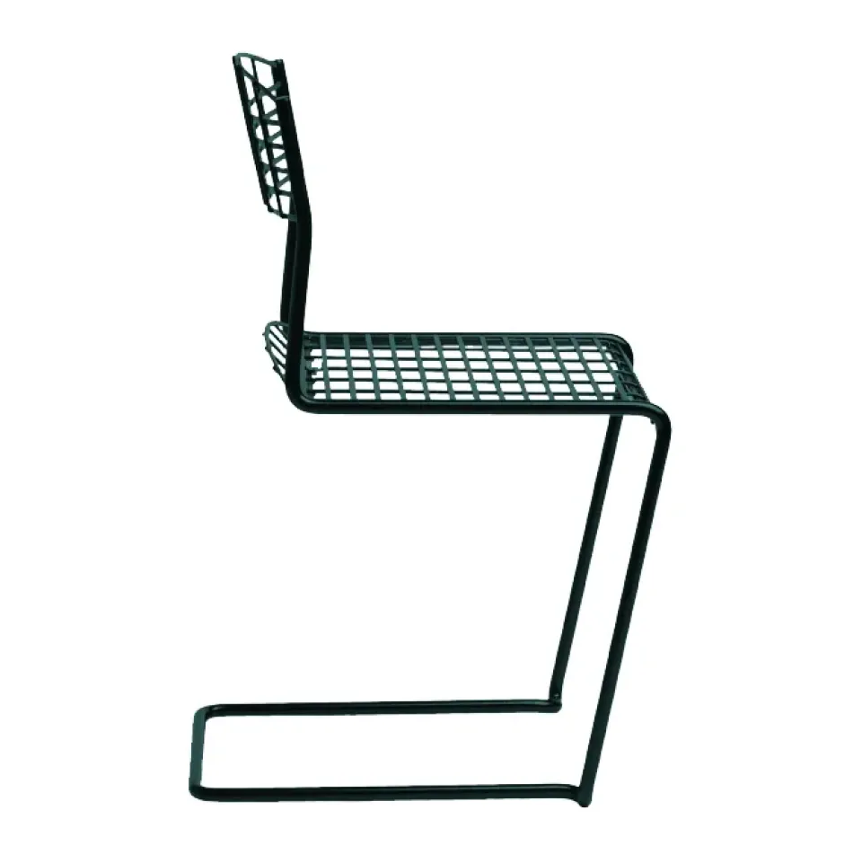 Grythyttan Stålmöbler Balcony Furniture*High Tech chair, green Blue
