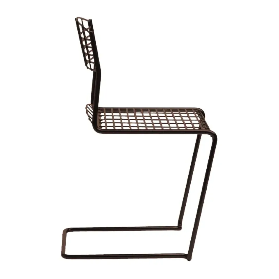 Grythyttan Stålmöbler Balcony Furniture*High Tech chair, Chestnut Brown