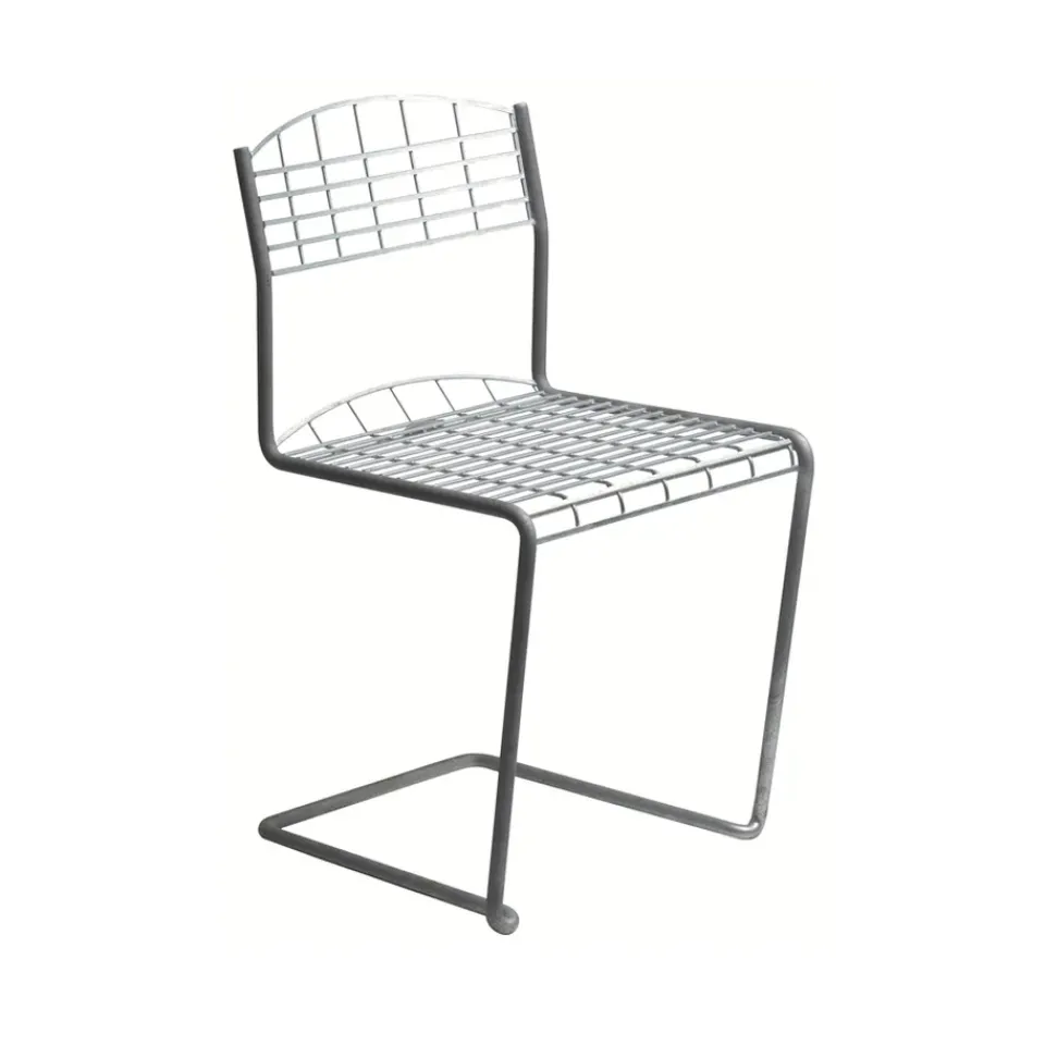 Grythyttan Stålmöbler Seating|Balcony Furniture*High Tech chair, Hot-dip Galvanized Grey