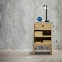 Mavis Bedside Tables*Höllviken bedside table, light gray, 1 drawer Grey