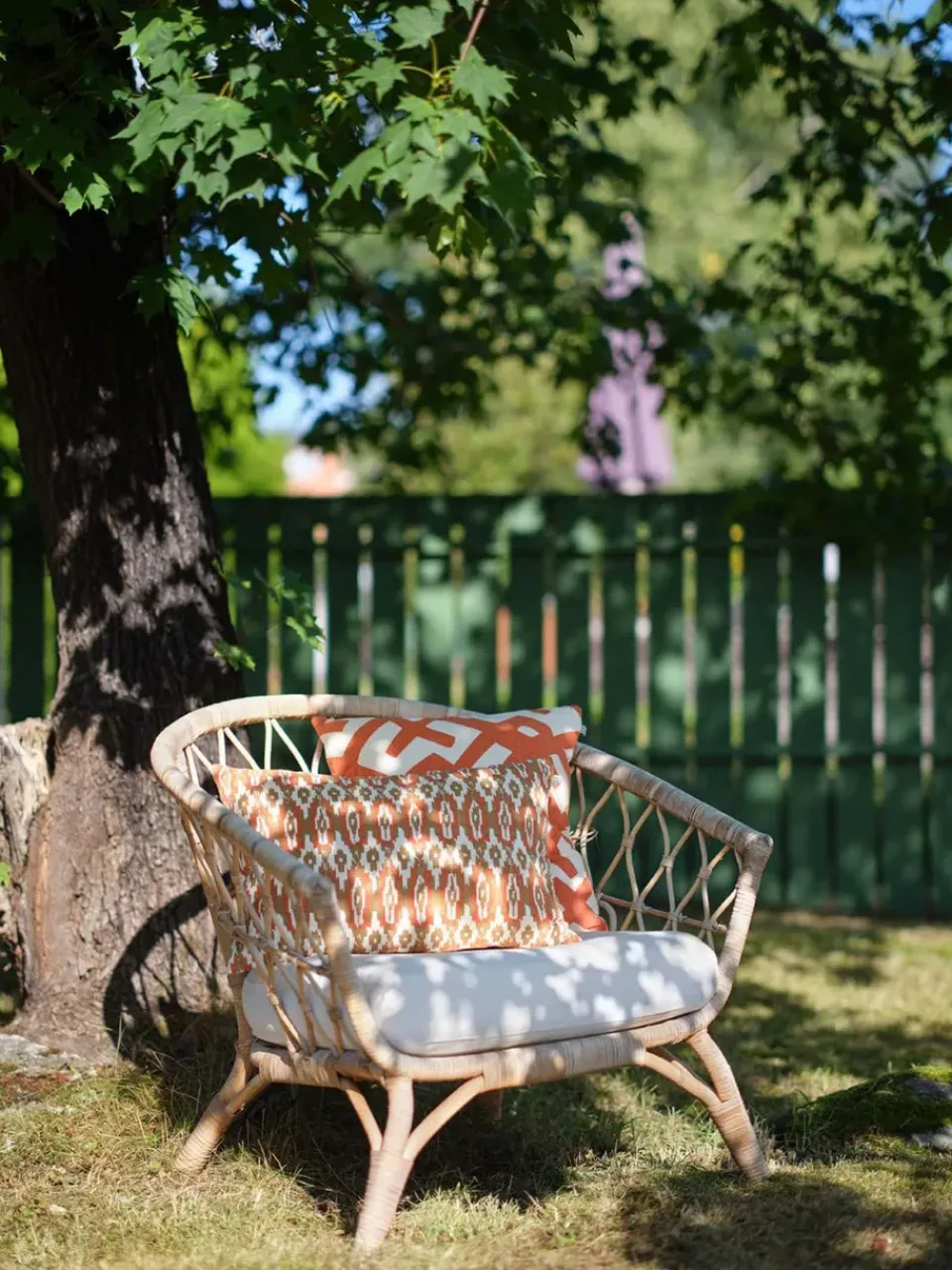 Chhatwal & Jonsson Garden Details & Accessories*Ikat Delhi Outdoor cushion 40x60 cm, Beige-aprikos Orange