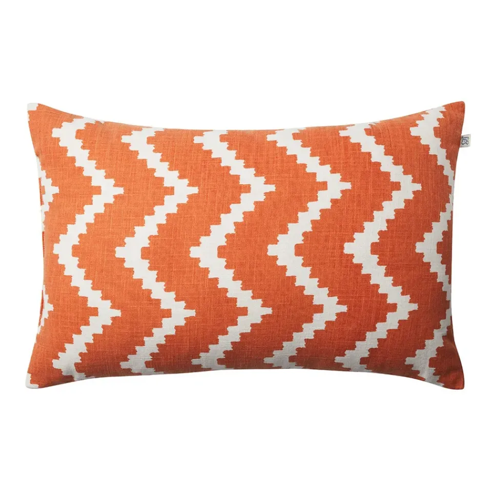 Chhatwal & Jonsson Garden Details & Accessories*Ikat Sema cushion, Apricot orange-off white WhiteOrange