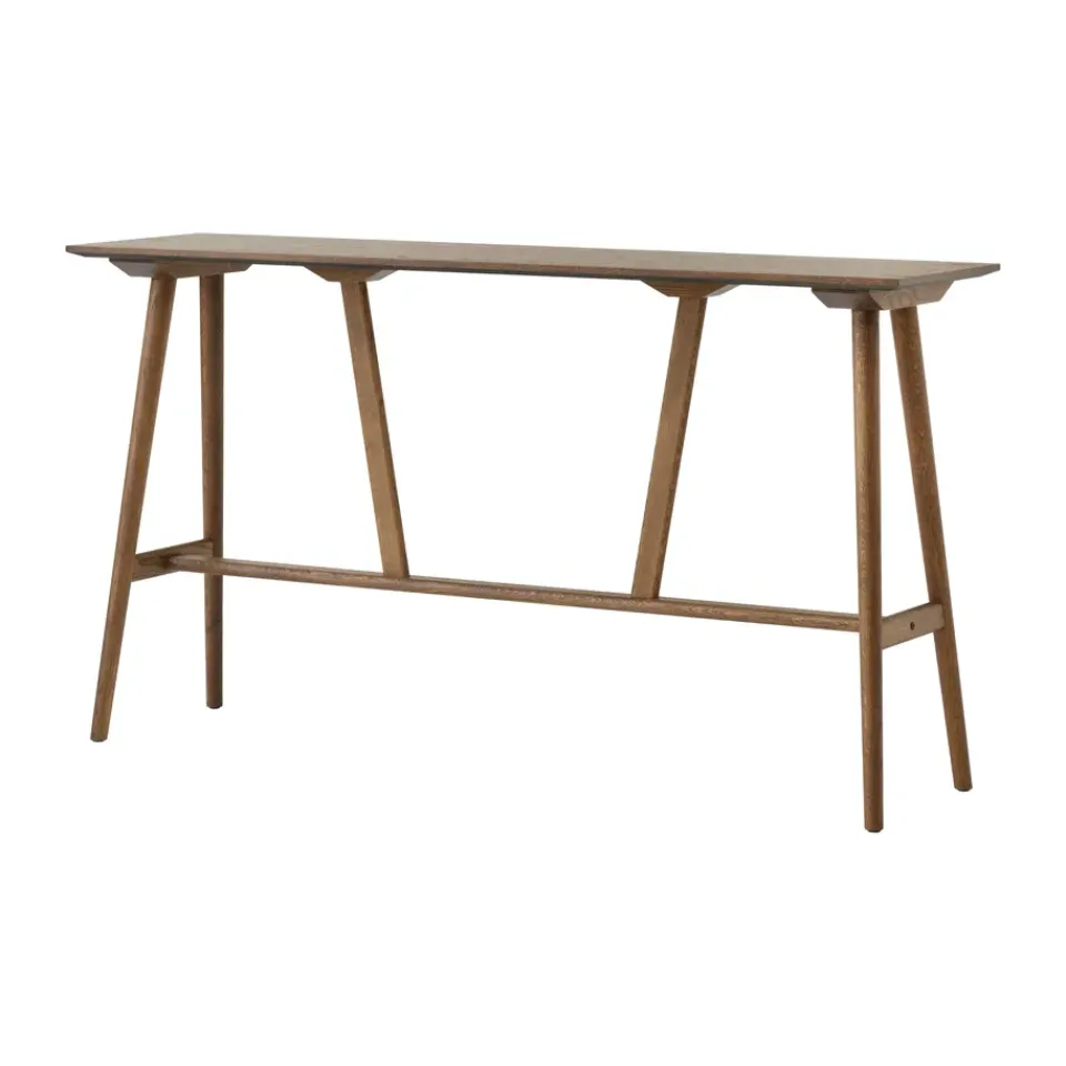 &Tradition Bar Tables*In Between SK27 Bar Table 190x50x105 cm, Smoked lacquered oak Brown