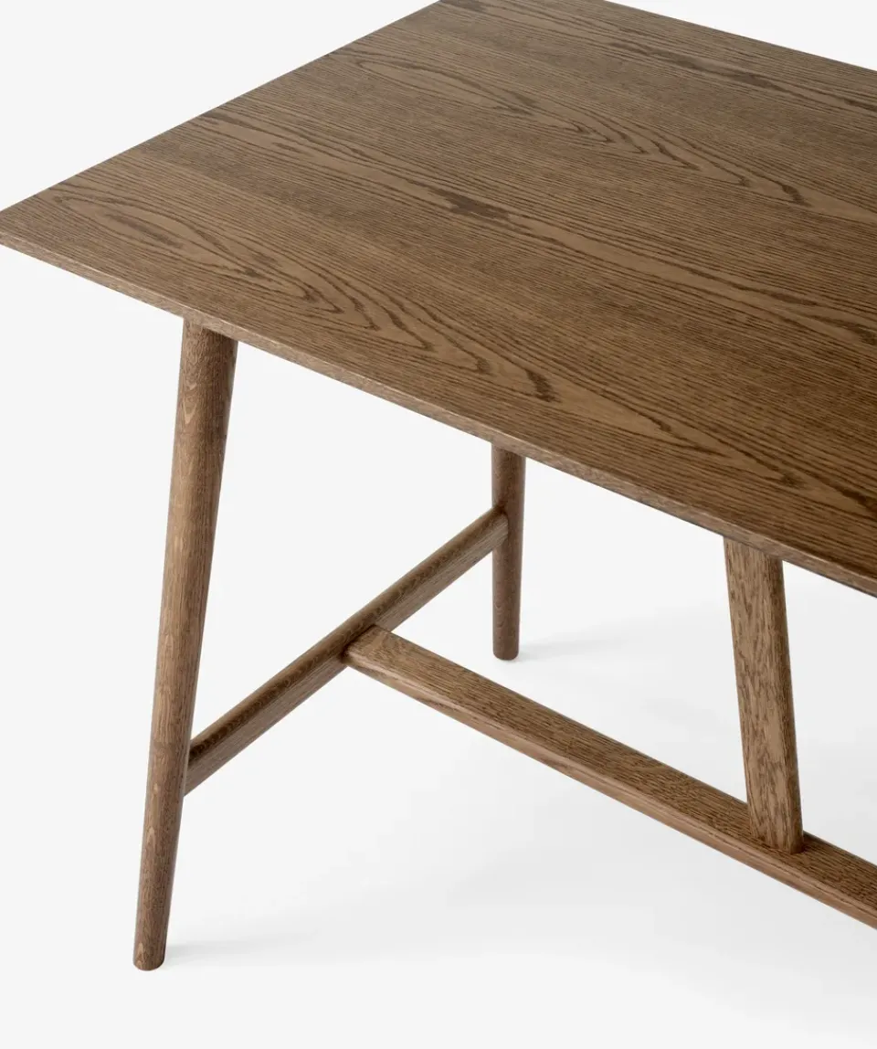 &Tradition Bar Tables*In Between SK26 Counter Table 190x80x95 cm, Smoked lacquered oak Brown