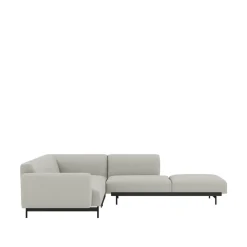 Muuto Sofas*In Situ corner sofa configuration 3, Clay 12-Configuration 3-Black Grey