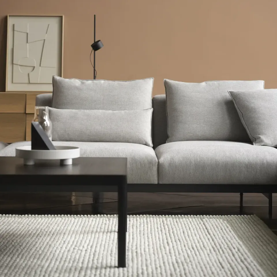 Muuto Sofas*In Situ modul sofa 2-seat configuration 3, Clay 12-Black Grey