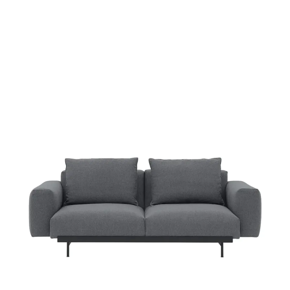 Muuto Sofas*In Situ modul sofa 2-seat configuration 3, Ocean 80-Black config 1 Grey