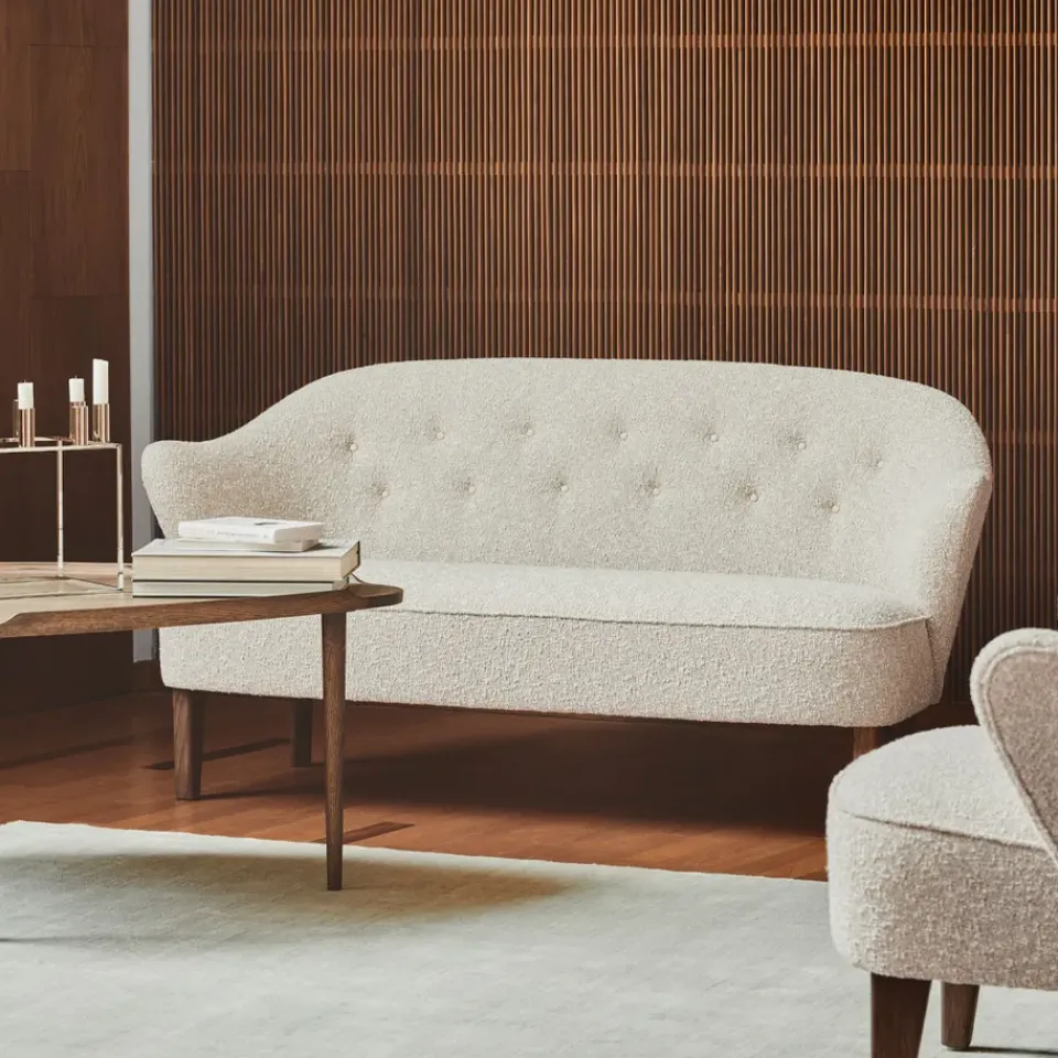 Audo Copenhagen Sofas*Ingeborg 2.5-seat sofa, Sahcozero -leg oak smoked Beige