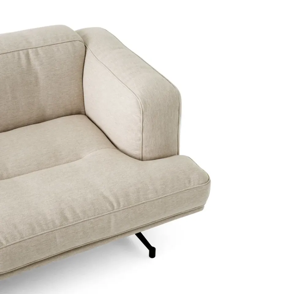 &Tradition Sofas*Inland AV22 sofa 2-seater, Clay 0011-warm black Beige