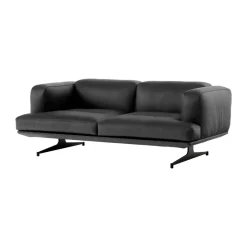 &Tradition Sofas*Inland AV22 sofa 2-seater, Noble leather -warm Black