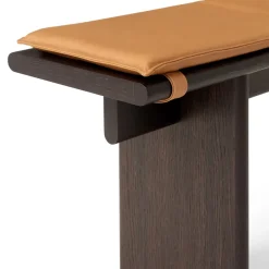 &Tradition Seat Cushions & Pads*Ita OS5 seat cushion for bench 170 cm, Noble leather congnac Brown