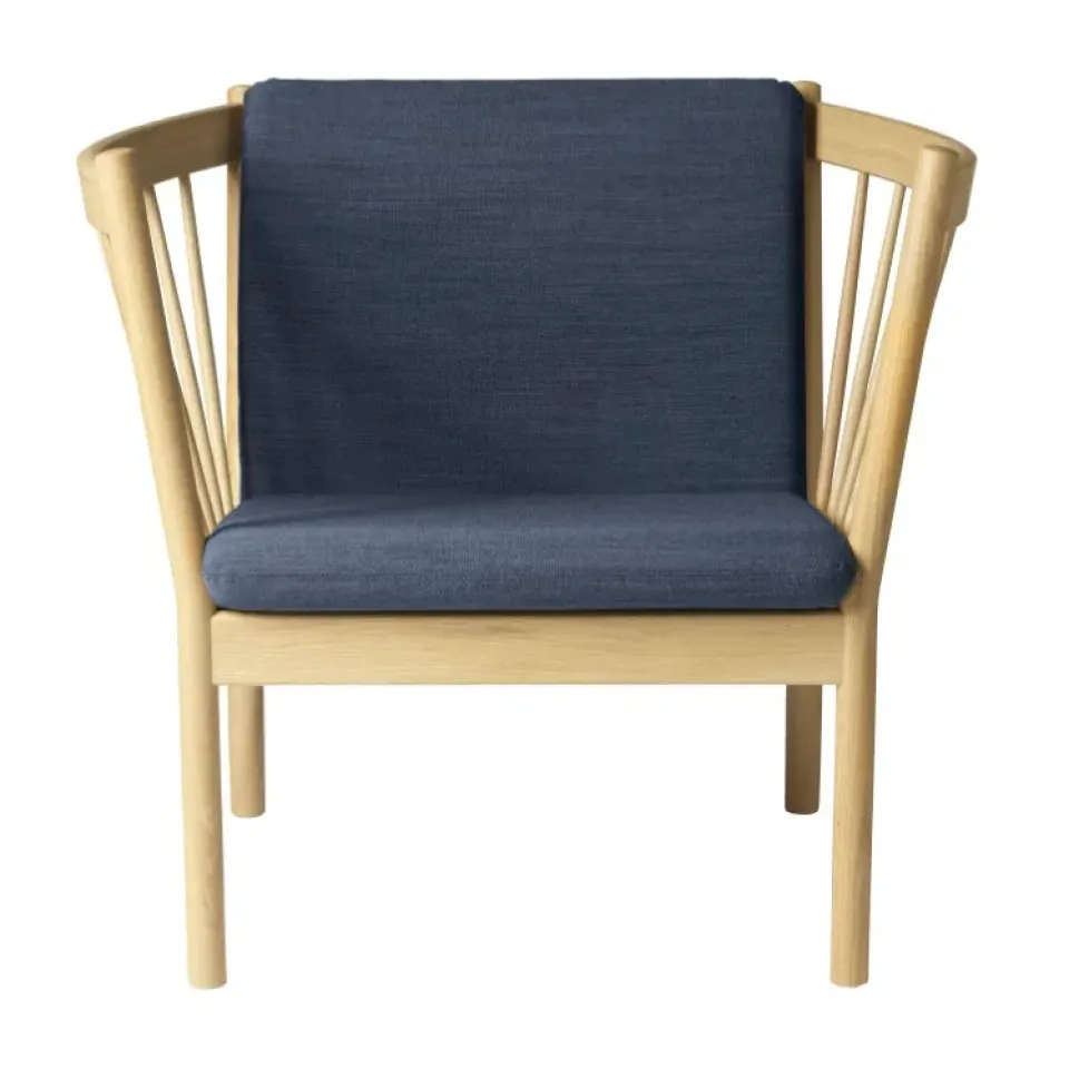 FDB Møbler Armchairs & Footstools*J146 armchair, Oak nature lacquered-dark Blue