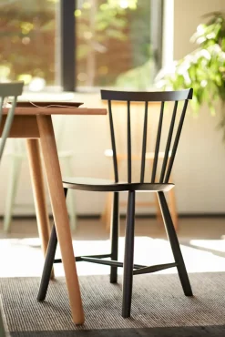 FDB Møbler Chairs*J46 chair, Beech bottle painted Green