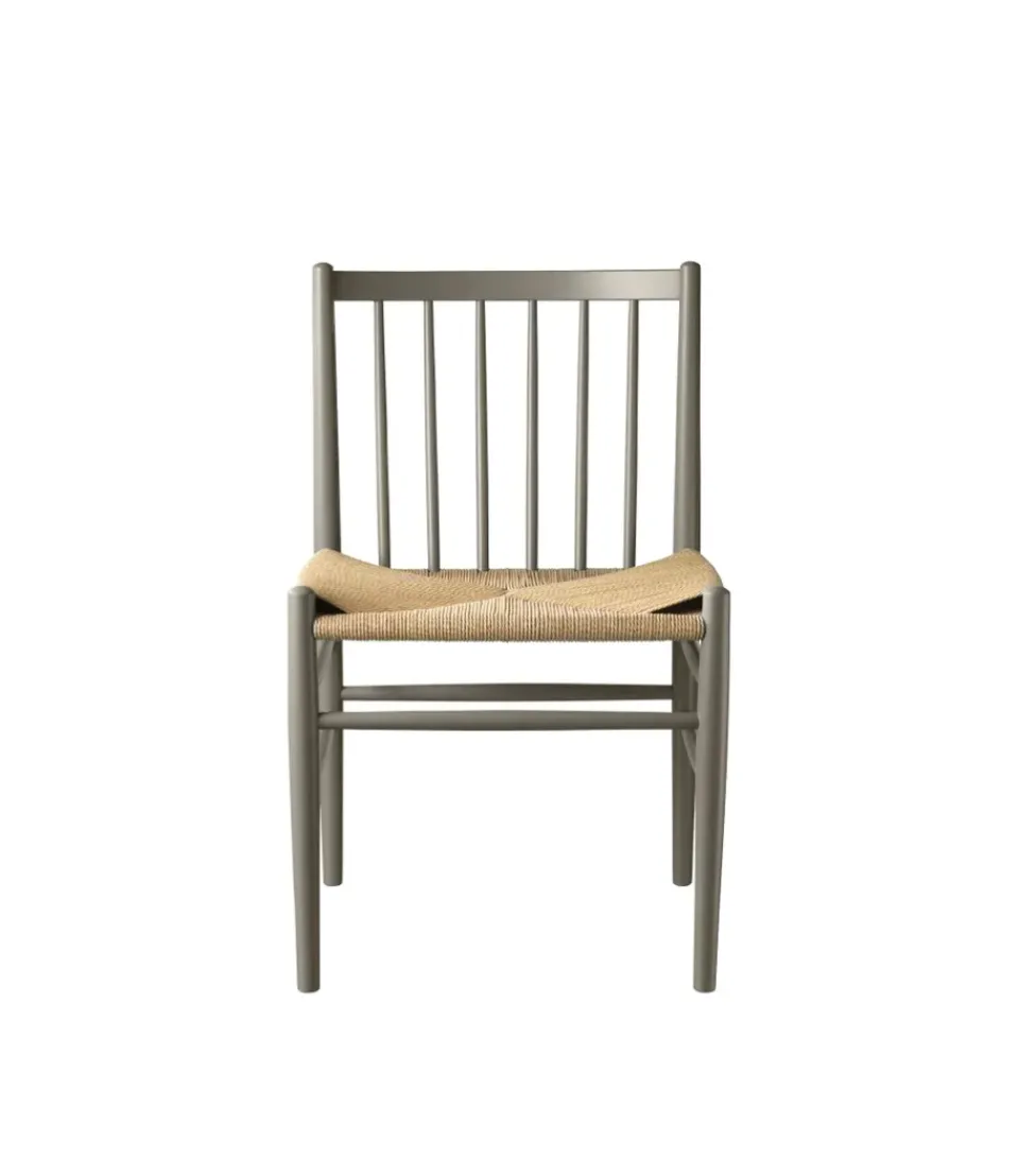 FDB Møbler Chairs*J80 chair, Beech moss painted-nature Grey