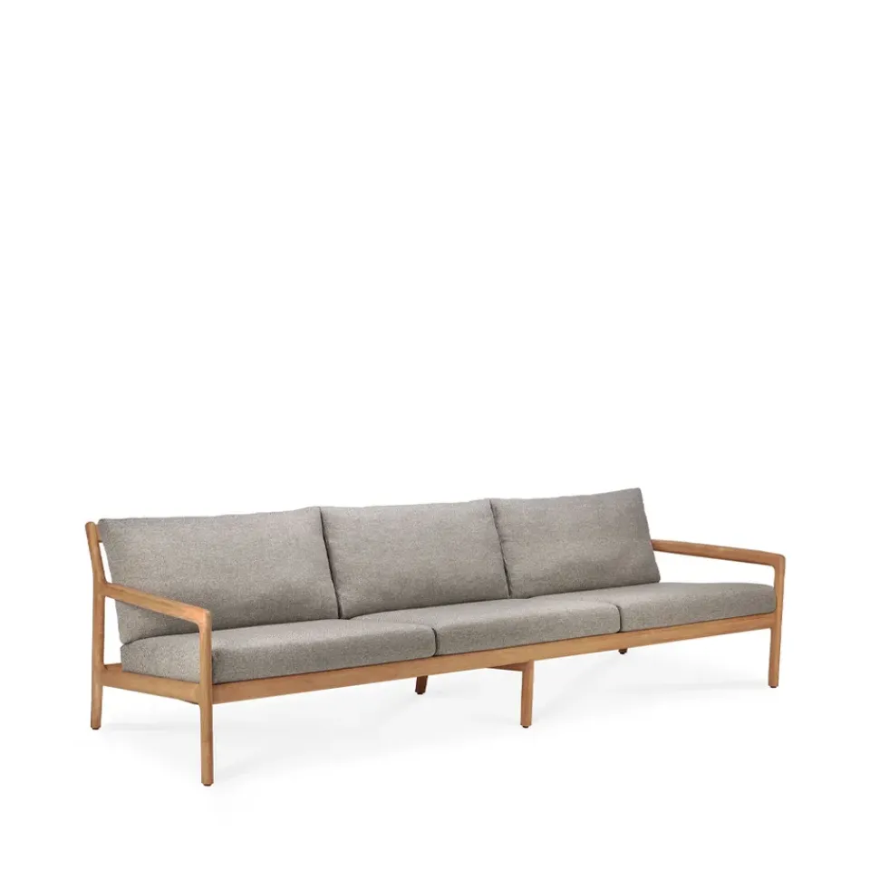 Ethnicraft Garden Sofas & Garden Benches|Balcony Furniture*Jack outdoor 3 seater sofa teak, Mocha Brown