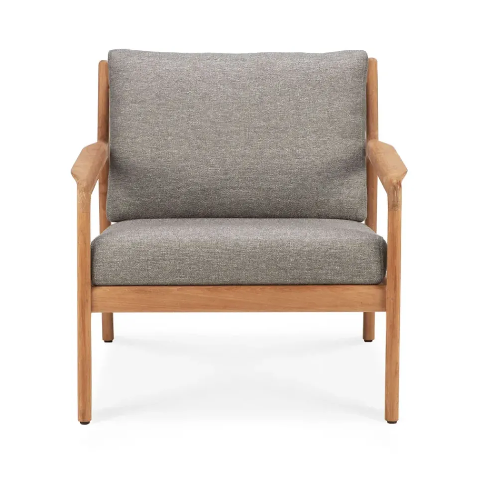 Ethnicraft Seating|Outdoor Lounge Furniture*Jack outdoor lounge armchair teak, Mocha Brown