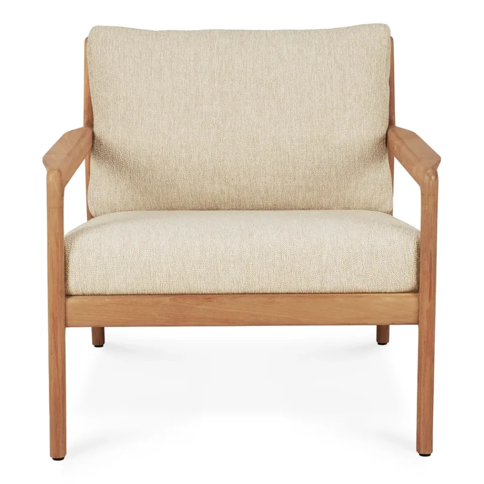 Ethnicraft Seating|Outdoor Lounge Furniture*Jack outdoor lounge armchair teak, Natural Beige