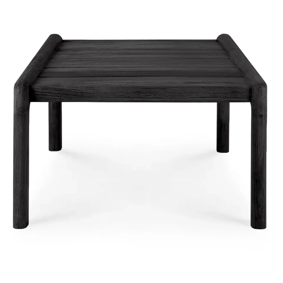 Ethnicraft Table For Outdoor Use*Jack outdoor side table stained teak, 54x54 cm Black