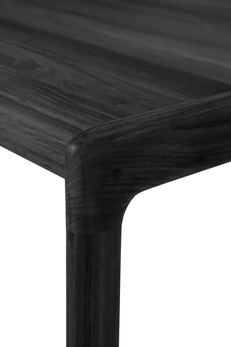 Ethnicraft Table For Outdoor Use*Jack outdoor side table stained teak, 54x54 cm Black