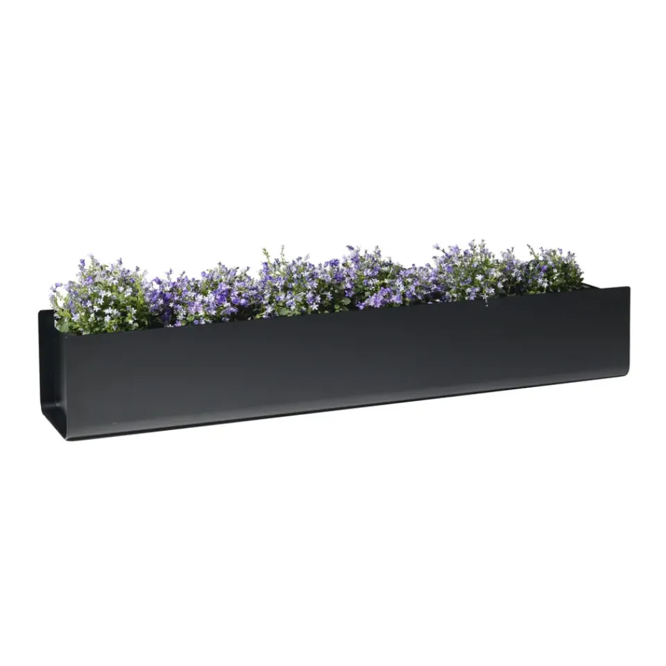 SMD Design Balcony Furniture*Jorda window box, 100 cm Black