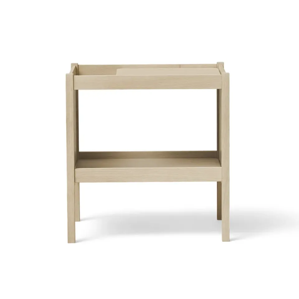 Form & Refine Side Tables*Journal side table 29x43 cm, White oak Beige