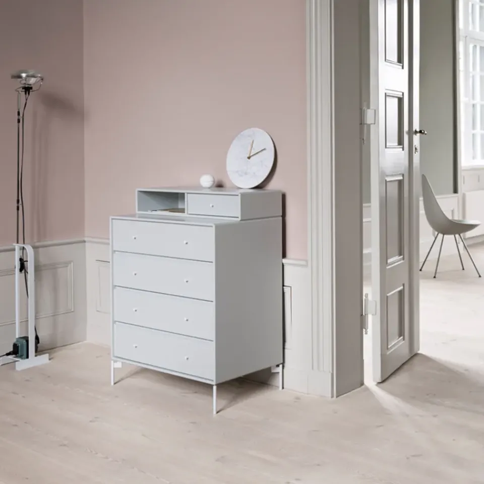 Montana Dressers & Drawer Units*Keep dresser, Nordic 09. laquered legs in snow Grey
