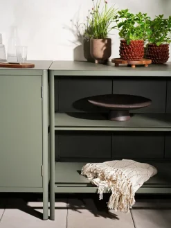 Brafab Garden Details & Accessories*Kelia outdoor kitchen base cabinet with sink, Nordic , 121x90x64 Green