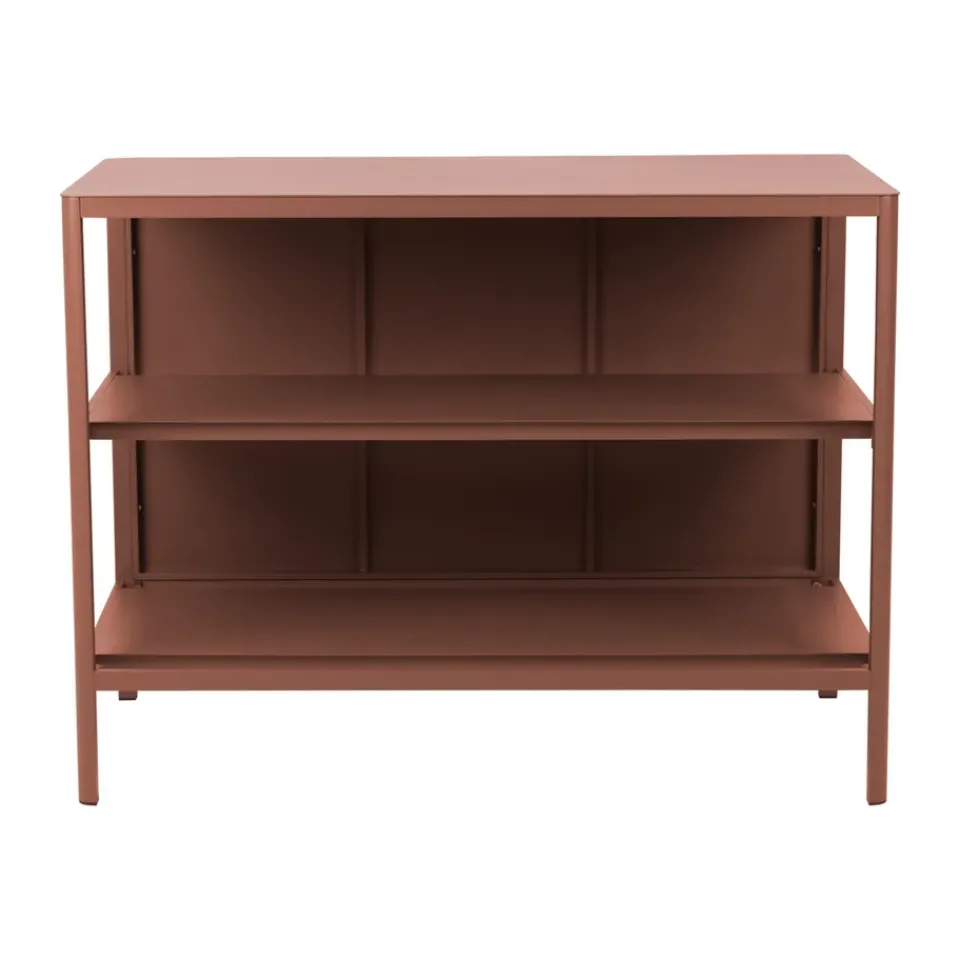 Brafab Garden Details & Accessories*Kelia outdoor kitchen bench with shelves, Zin , 121x91x64 cm Red