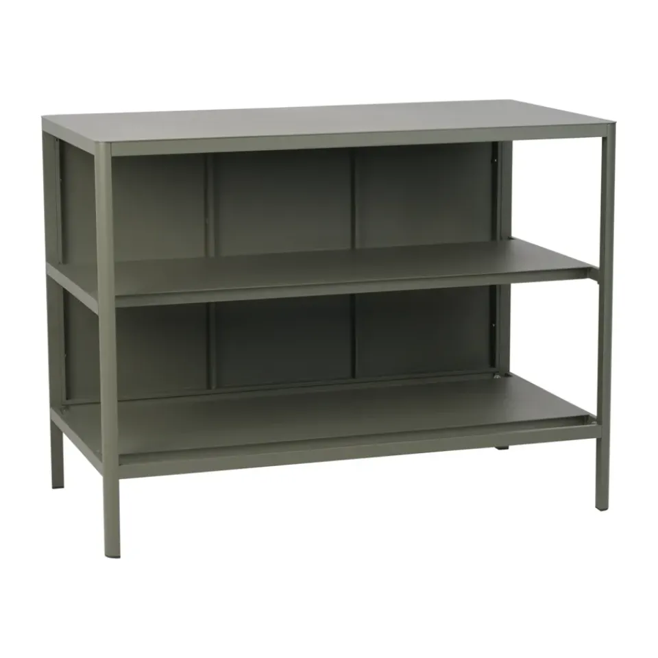 Brafab Garden Details & Accessories*Kelia outdoor kitchen bench with shelves, Nordic , 121x91x64 cm Green