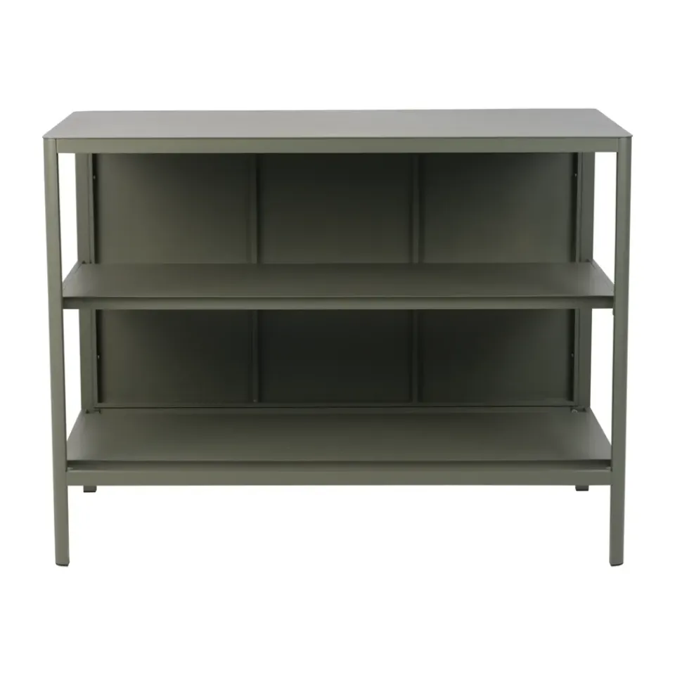 Brafab Garden Details & Accessories*Kelia outdoor kitchen bench with shelves, Nordic , 121x91x64 cm Green