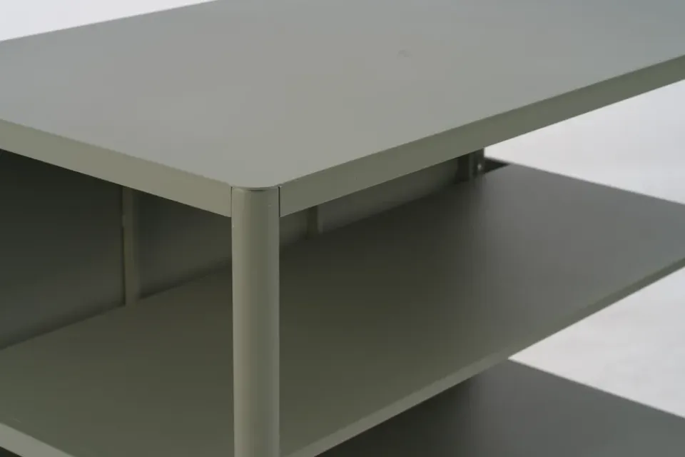 Brafab Garden Details & Accessories*Kelia outdoor kitchen bench with shelves, Nordic , 121x91x64 cm Green