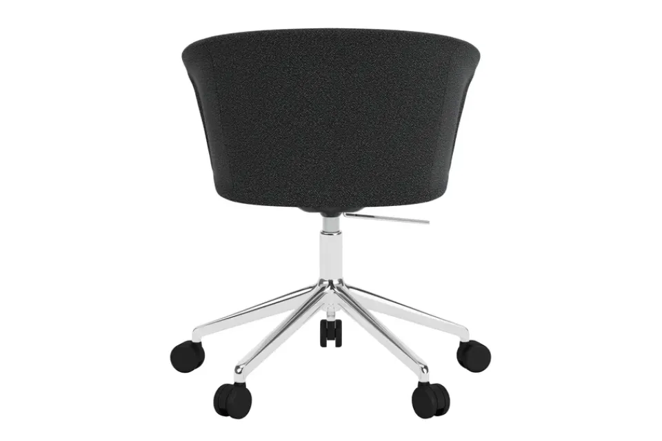Hem Office Chairs*Kendo Swivel office chair with 5 wheels, Graphite-polished aluminium GreySilver-coloured