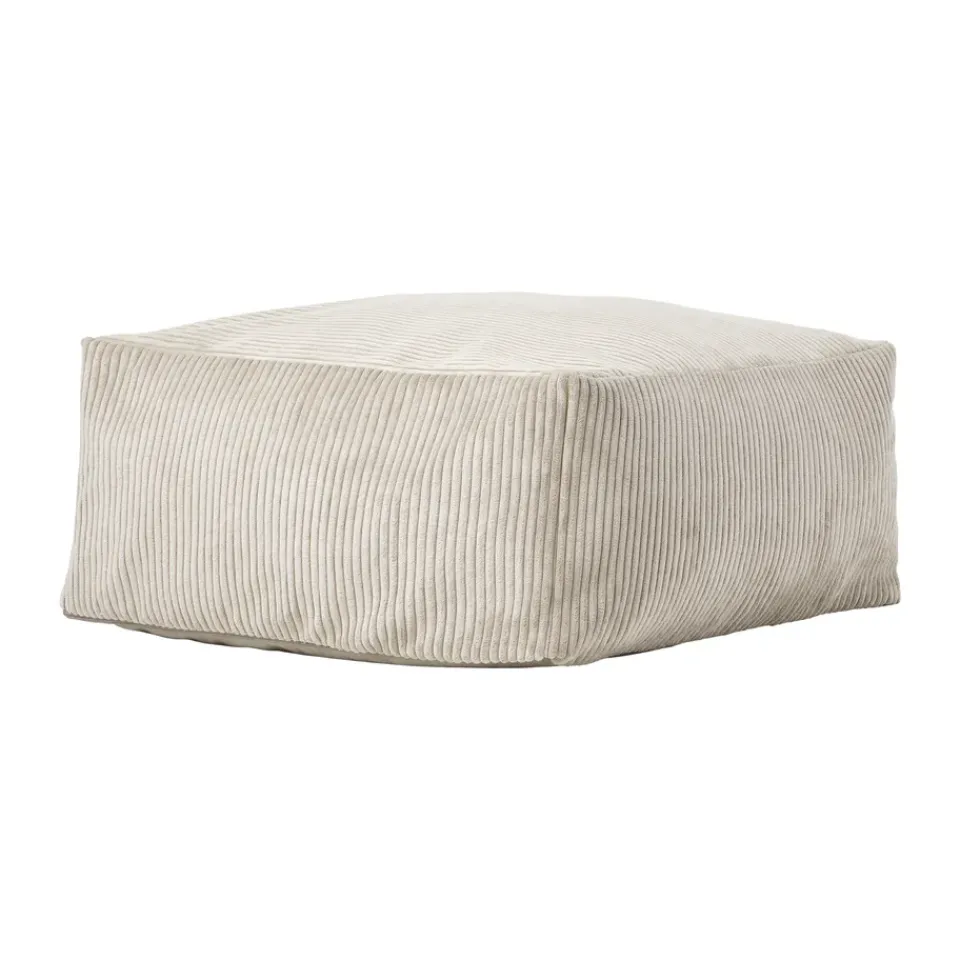 Kid's Concept Children's Chairs|Children's Chairs*Kid's Base seat pouffe 85x85x34 cm, Off- White
