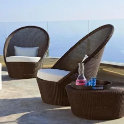 Cane-line Seating*Kingston sun chair, Mocha Brown